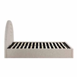 Archer Taupe Boucle Ottoman Storage Bed -Daals Shop JAH 09 TAUPEBOUCLE WB5