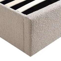 Archer Taupe Boucle Ottoman Storage Bed -Daals Shop JAH 09 TAUPEBOUCLE detail4