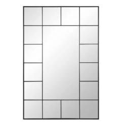 Herbert Full Length Metal Frame Window Mirror 180 X 120 Cm, Black 10 Herbert Full Length Metal Frame Window Mirror 180 X 120 Cm, Black -Daals Shop MIRR 019 BLACK WB1