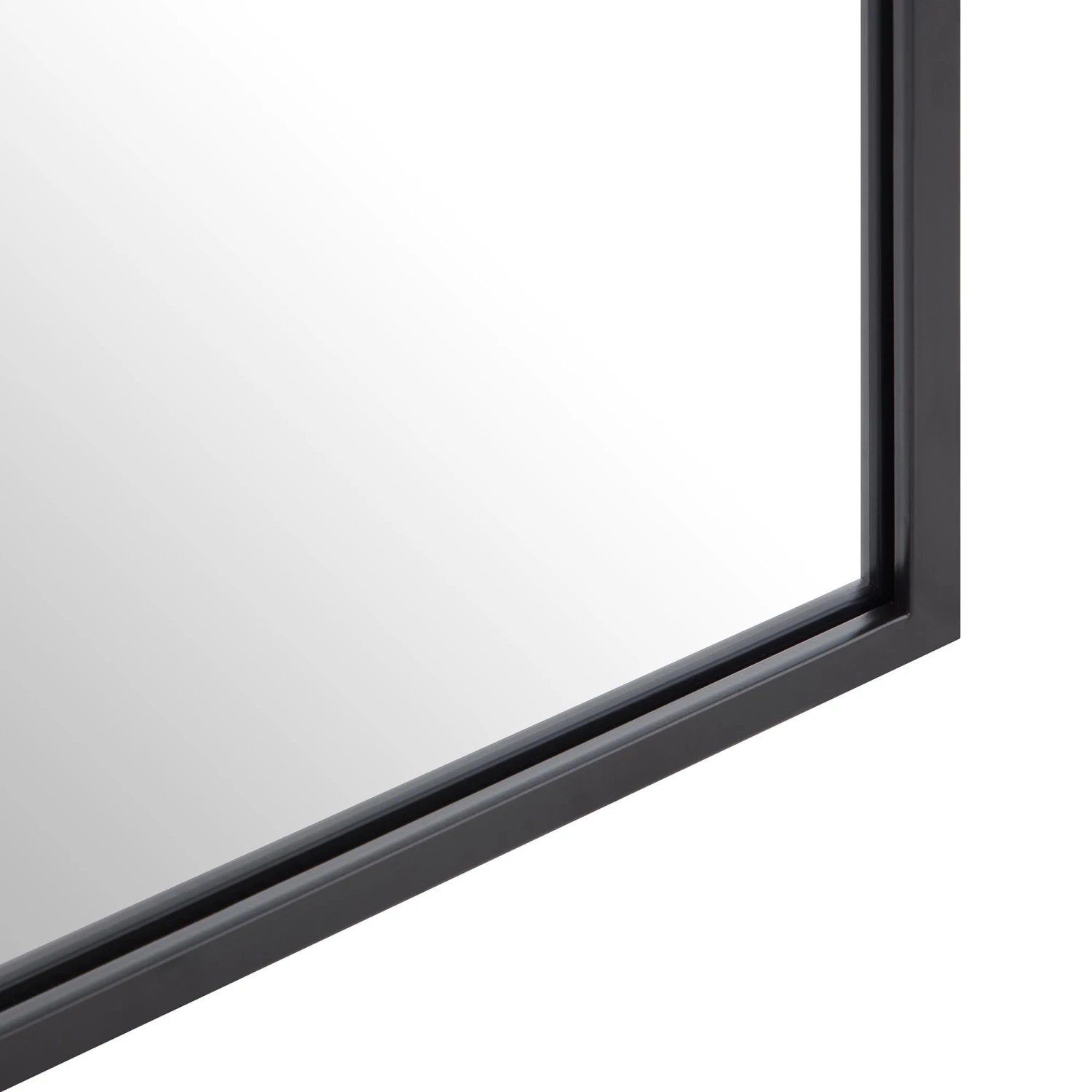 Herbert Full Length Metal Frame Window Mirror 180 X 120 Cm, Black 7 Herbert Full Length Metal Frame Window Mirror 180 X 120 Cm, Black - Image 7