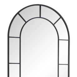 Beaumont Arched Full Lenth Metal Frame Mirror 178 X 76 Cm, Black 14 Beaumont Arched Full Lenth Metal Frame Mirror 178 X 76 Cm, Black -Daals Shop MIRR 029 BLACK detail1