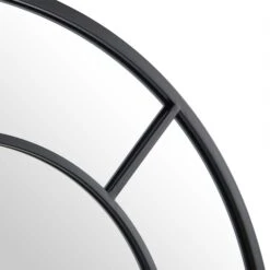 Beaumont Arched Full Lenth Metal Frame Mirror 178 X 76 Cm, Black 15 Beaumont Arched Full Lenth Metal Frame Mirror 178 X 76 Cm, Black -Daals Shop MIRR 029 BLACK detail2