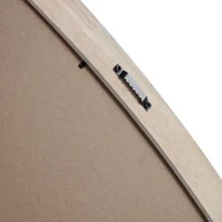 Edo Irregular Pebble Large Wooden Mirror 160 X 120 Cm, Washed White -Daals Shop MIRR 073 WHITE detail2