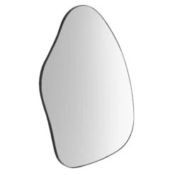 Pavia Irregular Shaped Extra Large Full Length Mirror 160 X 115 Cm, Black -Daals Shop MIRR 102 BLACK WB2