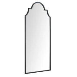 Essa Moroccan Style Full Length Mirror 160 X 70 Cm, Black -Daals Shop MIRR 225 BLACK WB2