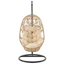 Daisy Floral Pattern Indoor Outdoor Hanging Chair -Daals Shop OD HC 013 5