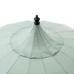 Hacienda 2.4M Sage Green Beaded Carousel Garden Parasol With Fringe Tassels And Aluminium Tilt 16 Hacienda 2.4M Sage Green Beaded Carousel Garden Parasol With Fringe Tassels And Aluminium Tilt -Daals Shop OD PRSL 16 SAGE detail2