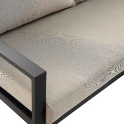 Albany Aluminium Corner Sofa Set With Reclining Back And Coffee Table, Taupe -Daals Shop OD SF 1023 TAUPE detail6