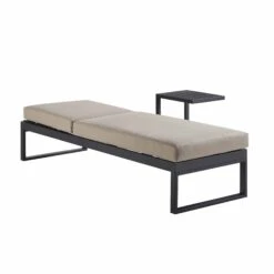 Albany Aluminium Sun Lounger, Taupe -Daals Shop OD SLG 155 TAUPE WB2